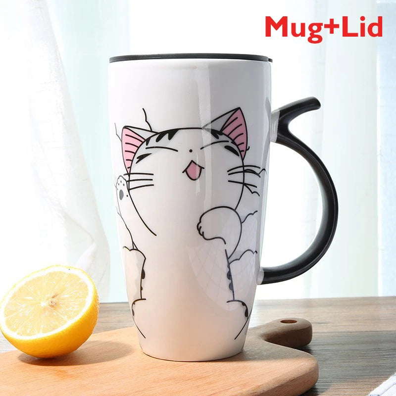 Cute Cat Ceramics Coffee Mug