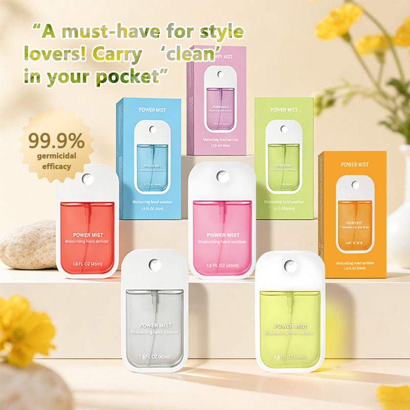Antibacterial Hand Sanitizer Spray 45ml Moisturizing Fragrance