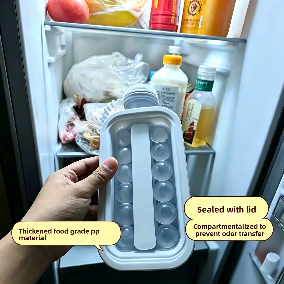 Silicone Ice Cube Mold with Easy Release