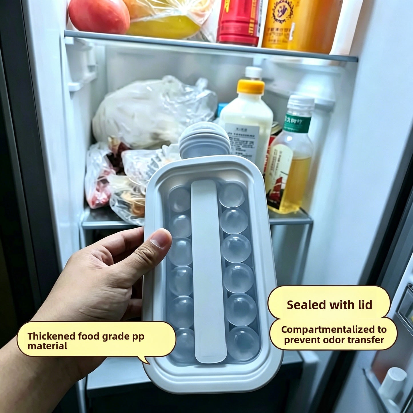 Silicone Ice Cube Mold with Easy Release