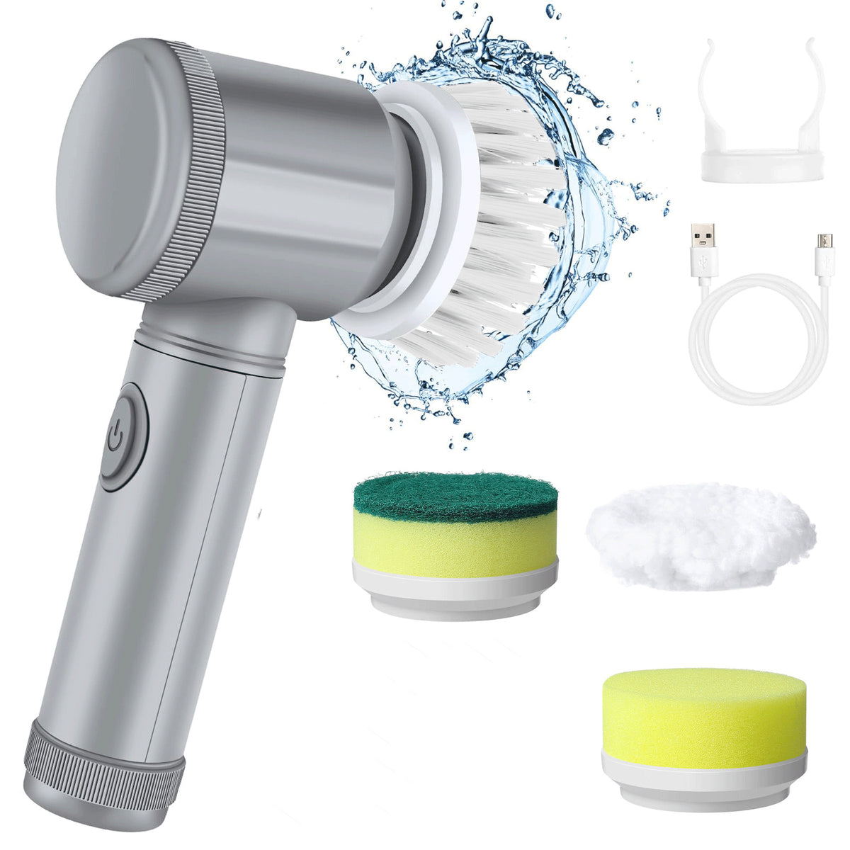 Dishwasher and pot cleaner with non-stick coating brush