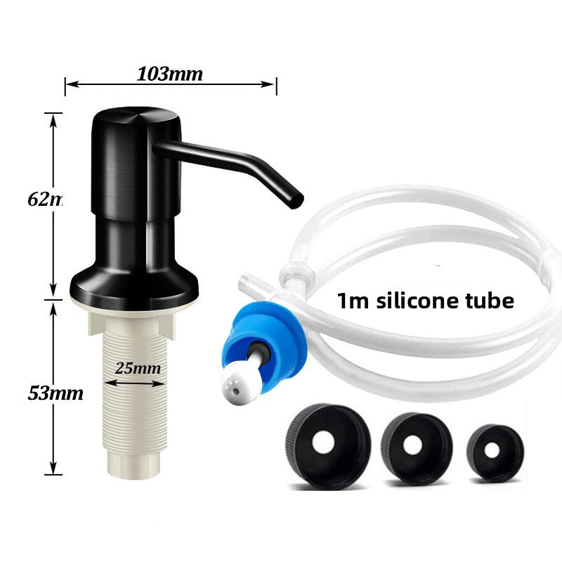 Stainless Steel Wall Mount Hand Press Soap Dispenser