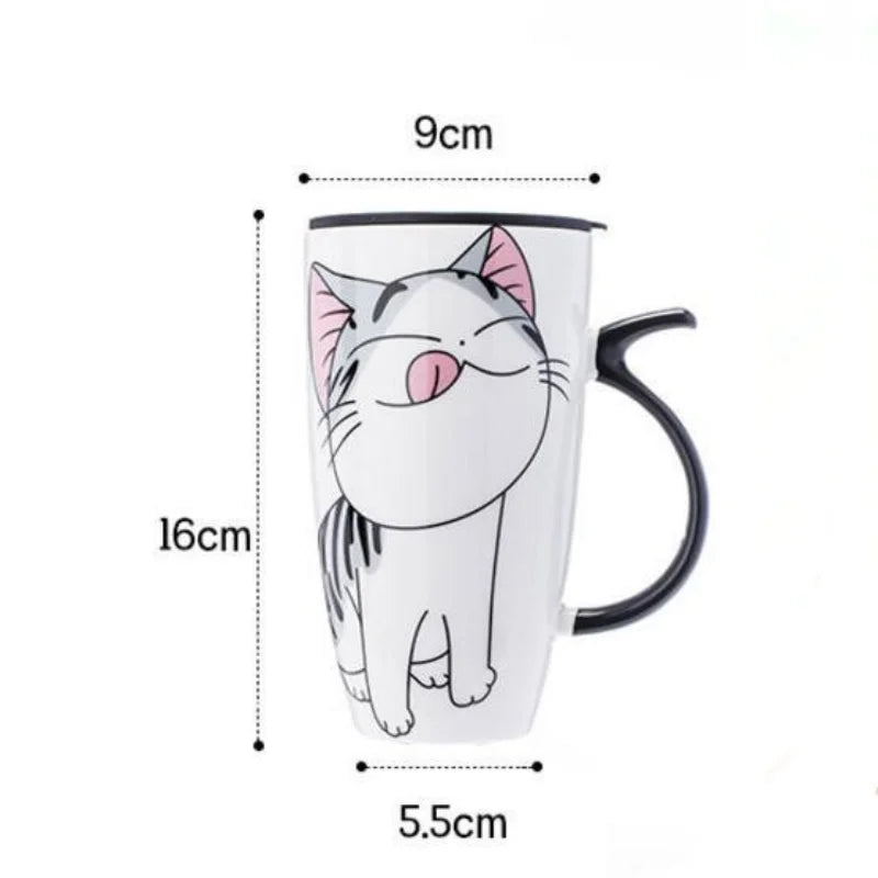 Cute Cat Ceramics Coffee Mug