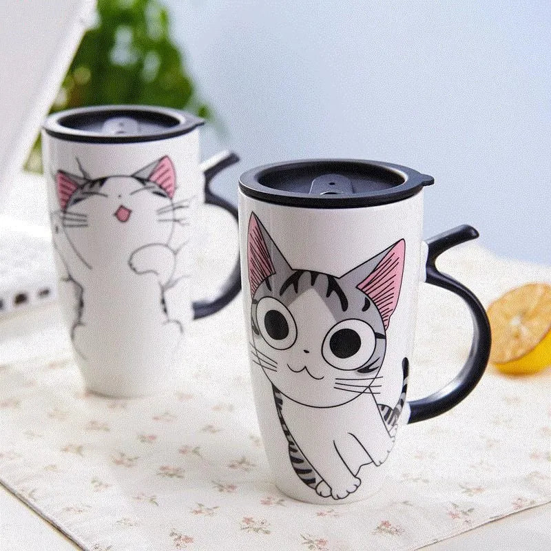 Cute Cat Ceramics Coffee Mug