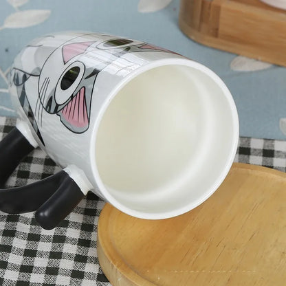 Cute Cat Ceramics Coffee Mug