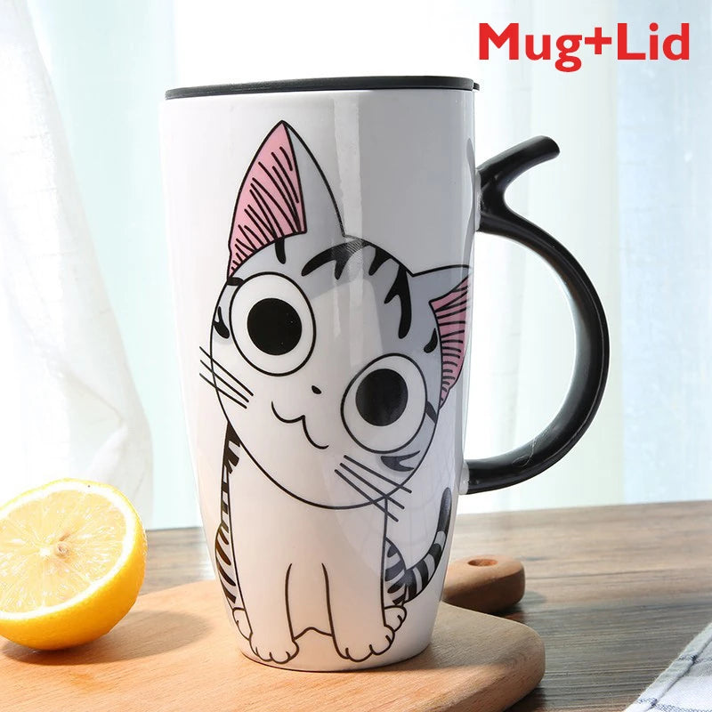 Cute Cat Ceramics Coffee Mug