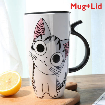 Cute Cat Ceramics Coffee Mug