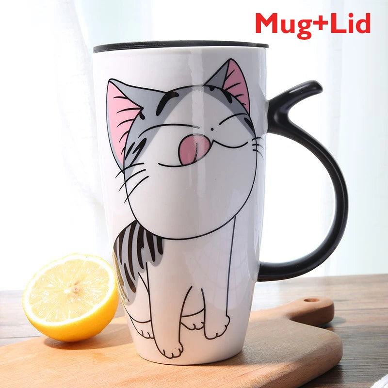 Cute Cat Ceramics Coffee Mug