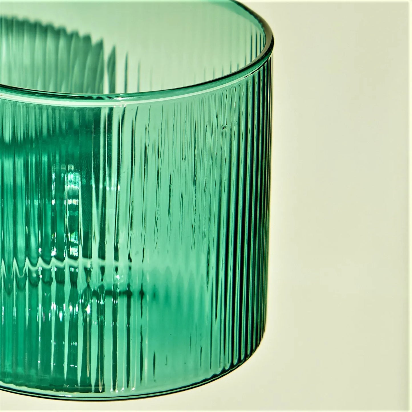 Floriddle Colorful Handle Glass Mug