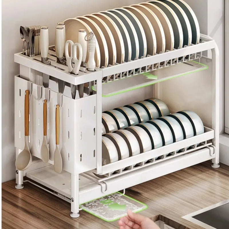 Kitchen Dish Cutlery Organizer