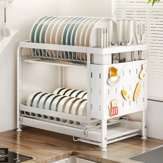 Kitchen Dish Cutlery Organizer