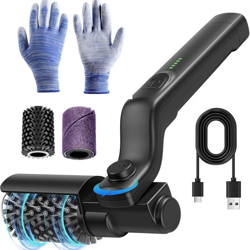 Electric barbecue brush