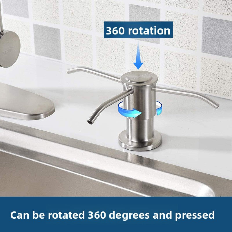 Stainless Steel Wall Mount Hand Press Soap Dispenser