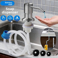 Stainless Steel Wall Mount Hand Press Soap Dispenser