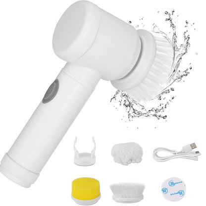 Dishwasher and pot cleaner with non-stick coating brush